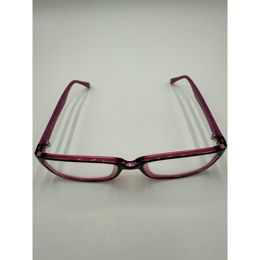 Envy Eyeglasses Women 53-17-140 Black Purple Excellent EE-SARA Rectangular Frame